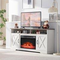 38cm W Freestanding Fireplaces Recessed Electric Fireplace TV Stand
