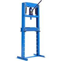 6/12/20Ton Blue Hydraulic Shop Press with Press Plates