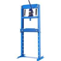 6/12/20Ton Blue Hydraulic Shop Press with Press Plates