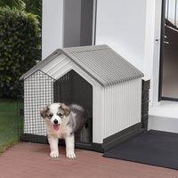 Waterproof Plastic Dog House Pet Kennel with Door