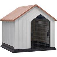 Waterproof Plastic Dog House Pet Kennel with Door
