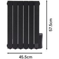 69-101 W Oil Filled Space Heaters Electric Radiator Heater with LCD Thermostat