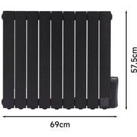 69-101 W Oil Filled Space Heaters Electric Radiator Heater with LCD Thermostat