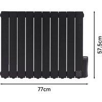 69-101 W Oil Filled Space Heaters Electric Radiator Heater with LCD Thermostat