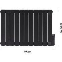 69-101 W Oil Filled Space Heaters Electric Radiator Heater with LCD Thermostat