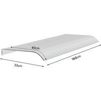 1M / 1.2M / 1.6M / 2M Transparent Awning Canopy for Window and Door