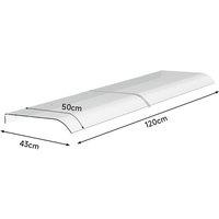 Frosted Window Door Awning Canopy 50cm Arc Length