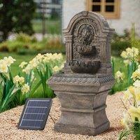 Outdoor Fountain Solar-Powered Water Rockery Decor