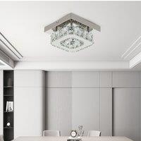 20cm Modern Square Crystal Ceiling Light
