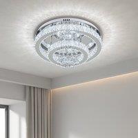Double Tier Round Crystal Celling Light
