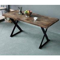 Industrial Heavy Duty X Shape Iron Table Legs