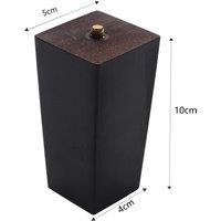 4 Pieces Square Wooden Furniture Legs Chair Sofa Feet Replacement