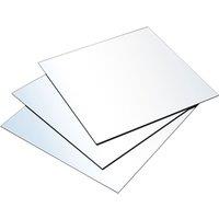 3pcs Acrylic Adhesive Wall Mirror Tiles