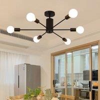 Industrial Style 6-Light Ceiling Light