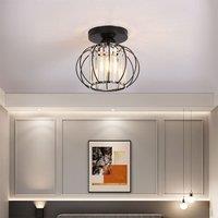 Metal Lantern Shape 1-Light Pendant Light
