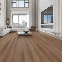 36/72 Pcs Natural Wood Look PVC Self-Adhesive Floor Planks