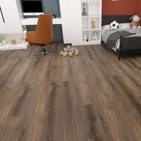 36/72Pcs Modern PVC Wood-Look Peel and Stick Floor Tiles