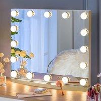 50cm W Rectangle Hollywood LED Lighted Cosmetic Mirror