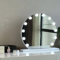 Frameless Hollywood Vanity LED Lighted Makeup Mirror