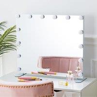 LED Lighted Vanity Mirror with 14 Bulbs for Dressing Room and Bedroom