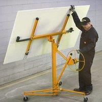 11/16ft Yellow/Red/Black/Blue Drywall Lifter with Rolling Casters Panel Hoist