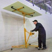 11/16ft Yellow/Red/Black/Blue Drywall Lifter with Rolling Casters Panel Hoist