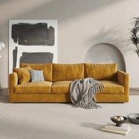 Cottonfy Retro Elegance Luxe Fabric Sofa with Mid-Century Charm