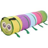 6FT Caterpillar Crawl Play Tunnel Pop-up for Kids Multicoloured