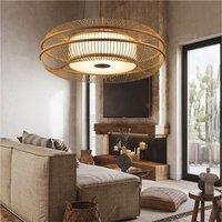 Lightsin LED Bamboo Pendant Light Drum-Shaped 45/60/70/80 Dia
