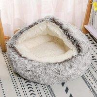Soft Plush Pet Bed for Cats and Dogs
