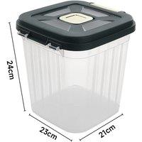 Premium Pet Food Storage Bucket with Measuring Cup