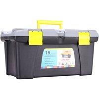Tool Storage Box Organizer Lockable Case Removable Tray