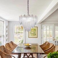 Lightsin Luxury Crystal Ceiling Light Champagne Gold Chandelier