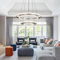 Lightsin Modern Ceiling Pendant Light with Aluminum and Acrylic Design