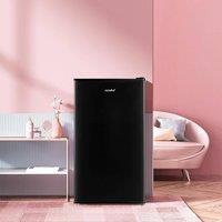 COMFEE Black/White 93L Small Fridge with Cooler Box