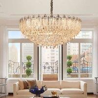 Lightsin Large Pendant Lighting Art Deco Chandelier for Living Room