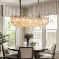 Lightsin Large Pendant Lighting Art Deco Chandelier for Living Room