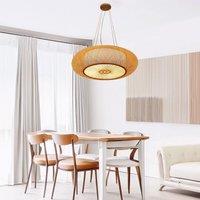 Lightsin Traditional Handcrafted Bamboo Woven Hanging Pendant Lights