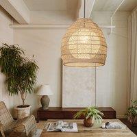 Lightsin Rattan Art Pendant Light Hanging Decor Rustic Style(Version A)