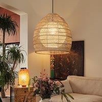 Lightsin Rattan Art Pendant Light Hanging Decor Rustic Style(Version A)