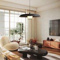 Lightsin Stylish Two-Tone Handwoven Pendant Light Fixture