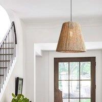 Lightsin Rustic Hemp Rope Woven Pendant Light for Cozy Interiors