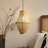 Lightsin Sustainable Geometric Bamboo Pendant Light