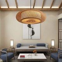 Lightsin Natural Bamboo Pendant Light for Warm Ambiance Dcor