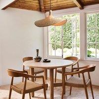 Lightsin Handwoven Bamboo Shade Pendant Light for Cozy Interiors