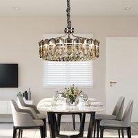 Lightsin Opulent Crystal Elegance Adjustable Pendant Light