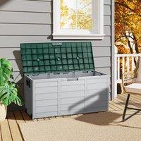 Waterproof Large Plastic Garden Storage Box with Wheels