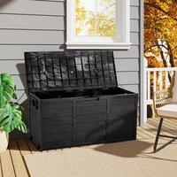 Waterproof Large Plastic Garden Storage Box with Wheels