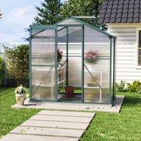 46 ft/ 66 ft/ 86 ft/ 106 ft Garden Greenhouse Green Framed with Vent