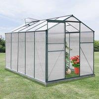 46 ft/ 66 ft/ 86 ft/ 106 ft Garden Greenhouse Green Framed with Vent
